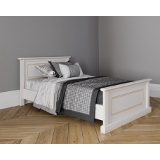 Кровать с изножьем 120X200 цвет Белая эмаль